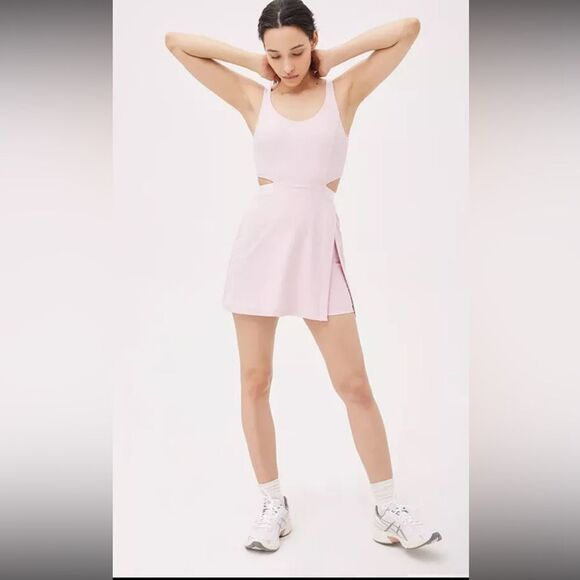 Outdoor Voices Court Exercise Dress in Pinkfinch - Picture 1 of 10